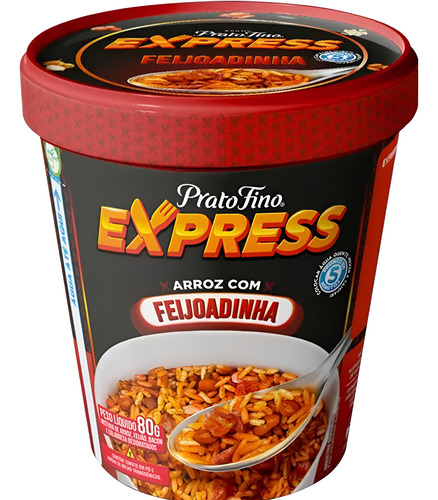 Arroz Prato Fino Express Feijoadinha 80gr