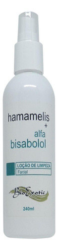 Loção Limpeza Facial Com Hamamelis E Alfa Bisabolol 240ml