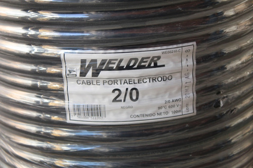 Cable Portaelectrodo 2/0 (25 Metros) - Welder