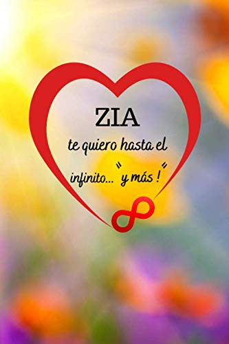 Zia Te Quiero Hasta El Infinito Y Mas: Regalo Originales Par