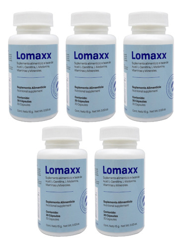 Lomaxx 30 Cápsulas - 5 Piezas