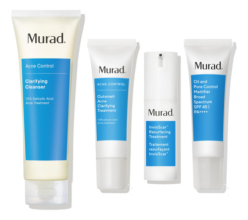 Murad Kit De Acne De 60 Dias - Juego De 4 Piezas De Valor De