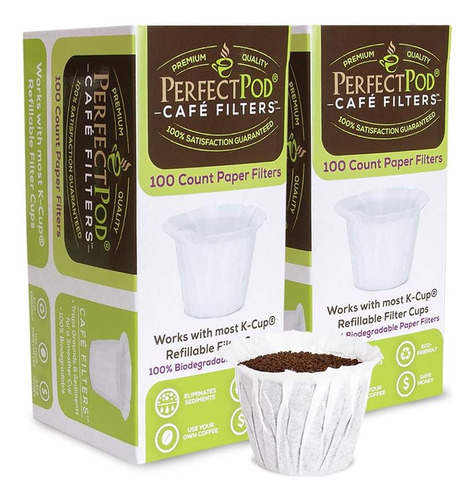 Forros De Papel Cafe Filters Para Cápsulas De Café Reutiliza