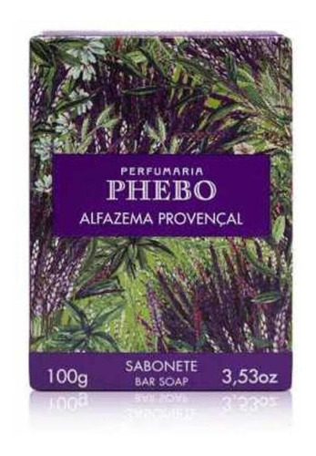 Imagem 1 de 1 de Sabonete Em Barra Cremoso Alfazema Provençal Phebo 100g