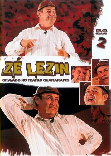 Dvd Zé Lezin - Teatro Guararapes Vol.2- Dvd Produzido Por Polydisc - Inclui Faixas Adicionais