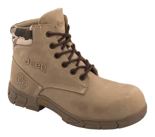 Botas Para Trabajo Hombre Casco De Seguridad Marca Jeep 5124