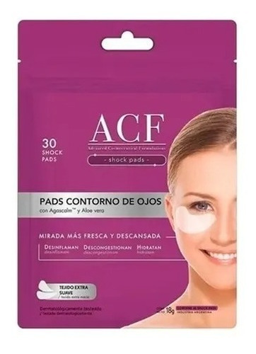 Contorno De Ojos Pads Shock Descongestivo - Acf Pack X 6