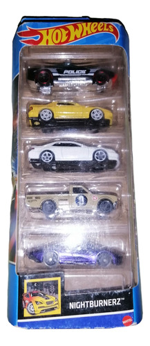 Hot Wheels 5 Pack Nightburnerz Año 2023