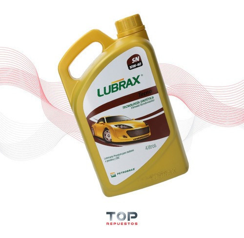 Aceite para motor Lubrax semi-sintético 10W-40 para autos, pickups & suv de 1 unidad x 4L
