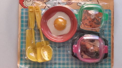 Imagen 7 de 10 de Juego Set Cocina Reposteria Para Niñas Antiguos Hecho Vzla