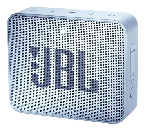 Imagen 1 de 4 de Parlante JBL Go 2 portátil con bluetooth waterproof  icecube cyan