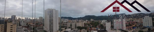 Sala Comercial Na Avenida Ana Costa Em Santos - 4505