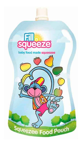 Pouches Rellenables Fill N Squeeze Bebes Repuesto X 10 Pouch