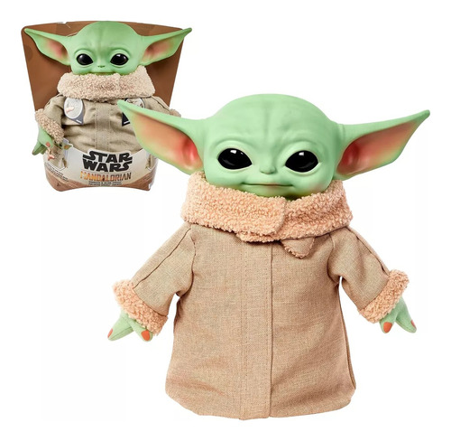 Baby Yoda Grogu Peluche Muñeco Interactivo Sonido Star Wars