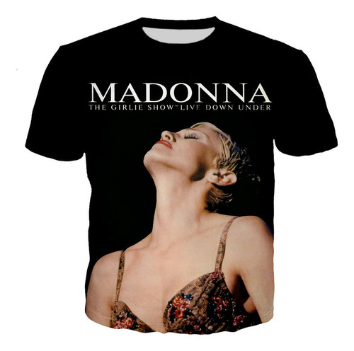 Rt Playera Impresa En 3d De Madonna