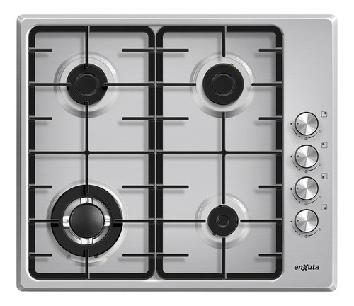Anafe Enxuta De Empotrar Con 4 Hornallas A Gas Inox Pcm