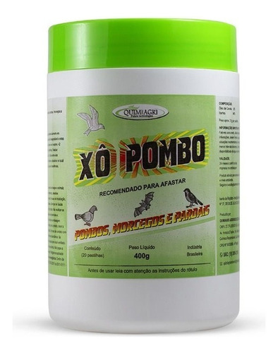 Xo Pombo Passaros Pastilhas 400g 