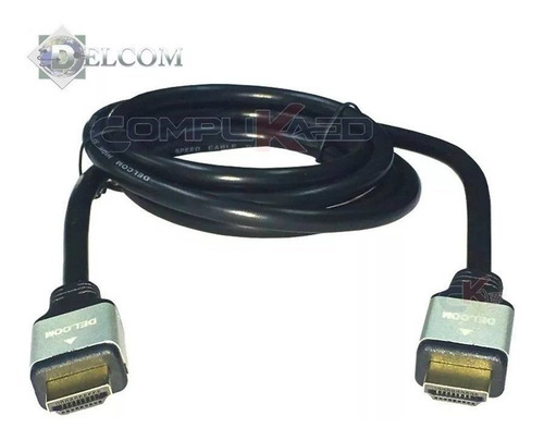 Cable Hdmi 2.0 De 1.80 Mts Delcom Ultra Hd 4k 3d Audio Video