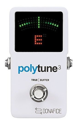 Tc Electronic Polytune 3 Polifonico Led Guitarra Afinador Pe