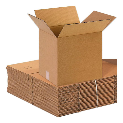 Box Usa Moving Boxes Medium 13 L X 10 W X 13 H, 25-pack, Caj