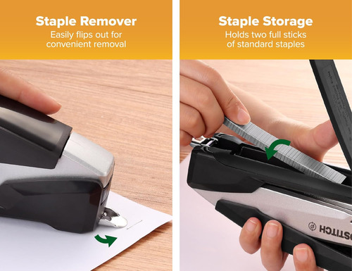 Grapadora Bostitch Inpower, Máximo 28 Furos, Com 210 Grapas