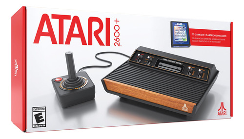 Console De Videogame Atari Official 2600+ Com 10 Jogos Hdmi