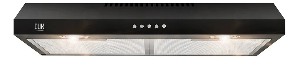Extractor Cuk By Gadnic Cocina 100w Luces Led Doble Filtro Negro