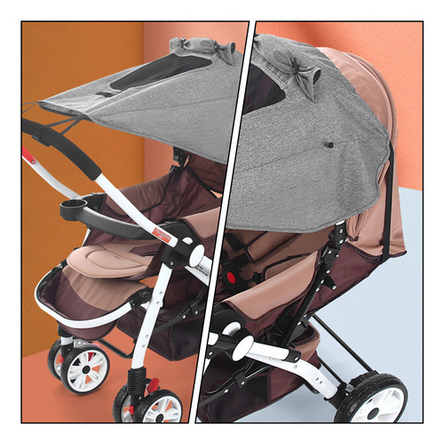 Carrito Con Toldo Con Parasol Para Exteriores