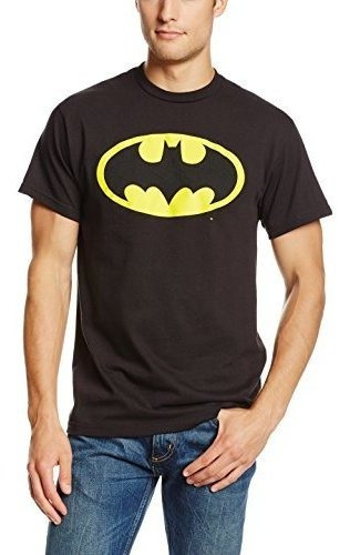 Camiseta Básica Con Logo De Batman Para Hombre De Dc Comics,