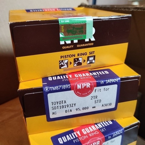 Imagen 2 de 4 de Anillos Toyota Hilux 2.7 2tr Marca Npr Japonés Original