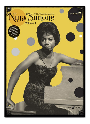 #604 - Cuadro Decorativo Vintage 30 X 40 - Nina Simone Piano