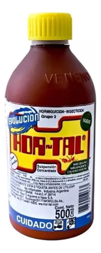 Hortal Hormiguicida Insecticida Liquido 500 Ml.