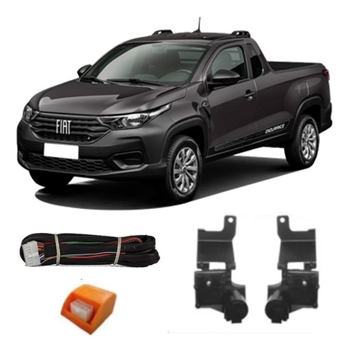 Imagem 1 de 4 de Kit Trava Elétrica Tragial Fts2 Mn Fiat Nova Strada 2 Portas