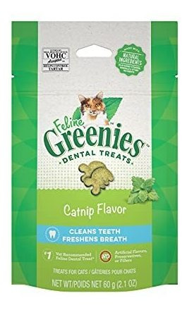 Felino Greenies Trata Dental Para Gatos Catnip Sabor 2,5 Oz.