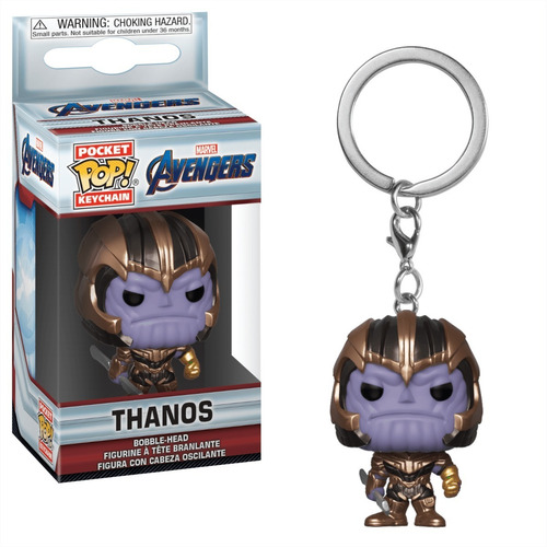 Funko Pop Llavero End Game Thor Hulk Rocket Capitan America