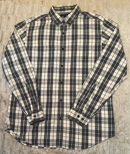 Camisa Manga Larga De Cuadros Banana Republic Hombre Talla L