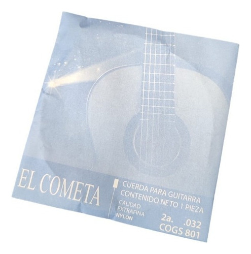 Cuerda De Nylon Num 2 Calibre 801 El Cometa Caja 12 Pz