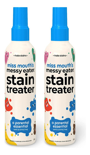 2 X Quitamanchas Miss Mouths Hate Stains Co Ropa Bebe 120ml