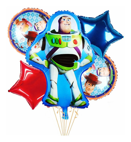 Globos Toy Story Set De 5 Unidades