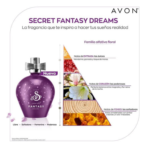 Perfume Secret Fantasy Dreams De Avon