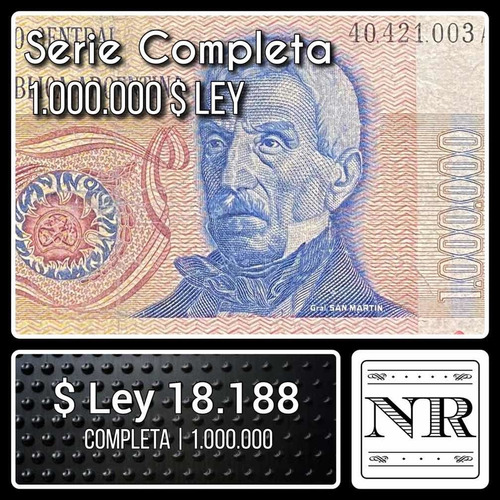 Serie Full - Pesos $ Ley - Argentina - De 1 A 1.000.000 ****