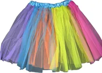 Comprar Pollera Tutu Tul De 30 Cm 3 Capas Varios Colores Cotillon