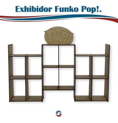 Exhibidor Para Funko Pop Coleccionador De Mdf Sin Tapa 