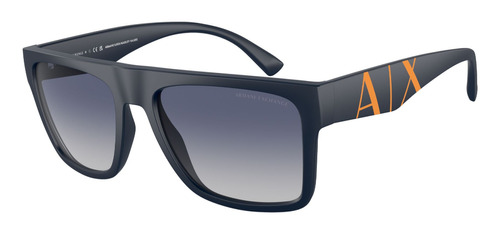 Óculos de sol originais Ax4113 Armani Exchange Blue
