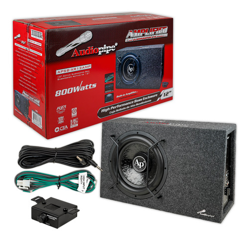 Cajón Subwoofer Amplificado Audiopipe Apsb-xr12amp 12 PLG
