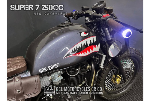 Motocicleta Super7 Mb 250cc Cafe Racer