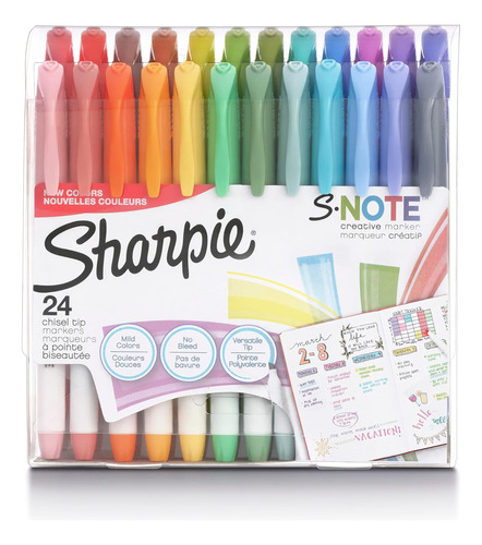 Marcadores Creativos Sharpie S-note, Resaltadores, Colores S