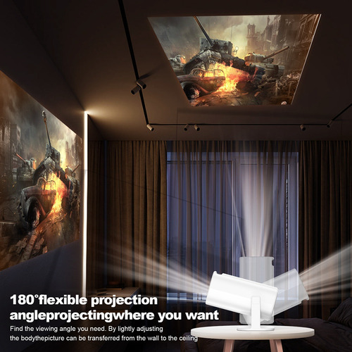 Proyector Inteligente P30 Wifi 6 Android 11 Home Beamer Comp