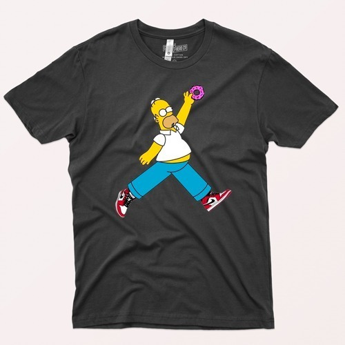 Poleras De Los Simpson 036(homero)de Calidad Y Algodón100%