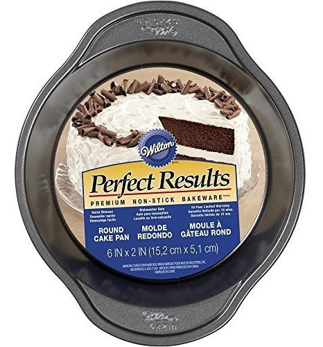 Wilton Perfect Results Round Cake Pan, 6  X 2 